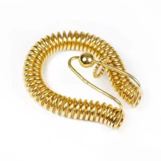 Sterling Silber Feedback Loop, Sacred Cubit 24kt. vergoldet